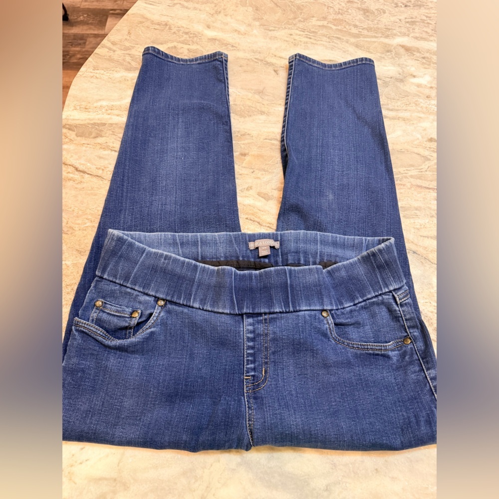 Jessica London Women’s 14W Petite Stretch Denim Jeans Blue